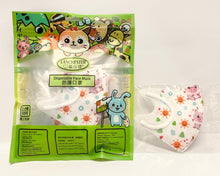 Load image into Gallery viewer, Lanchester Non Woven 3 Ply 3D Face Mask - Elastic Earloop - 10pcs (Toddler Individual Pack)