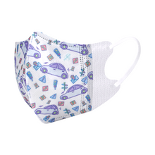 Load image into Gallery viewer, Lanchester Non Woven 3 Ply 3D Face Mask - Elastic Earloop - 10pcs (Toddler Individual Pack)