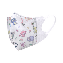 Load image into Gallery viewer, Lanchester Non Woven 3 Ply 3D Face Mask - Elastic Earloop - 10pcs (Toddler Individual Pack)