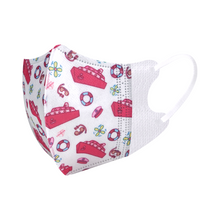 Load image into Gallery viewer, Lanchester Non Woven 3 Ply 3D Face Mask - Elastic Earloop - 10pcs (Toddler Individual Pack)