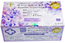 Load image into Gallery viewer, Lanchester Non Woven 3 Ply Face Mask (Adult) (Purple) 50Pcs