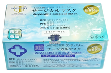 Load image into Gallery viewer, Lanchester Non Woven 3 Ply Face Mask (Adult) (White) 50Pcs