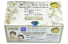 Load image into Gallery viewer, Lanchester Non Woven 3 Ply Face Mask (Children) (White) 50Pcs