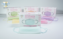 Load image into Gallery viewer, 【Platinum Shiny Series】Non Woven 3 Ply Child Face Mask 20Pcs (LightBlue)(Individual Package)