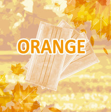 Load image into Gallery viewer, Lanchester Non Woven 3 Ply Face Mask (Adult) (Orange) 50Pcs