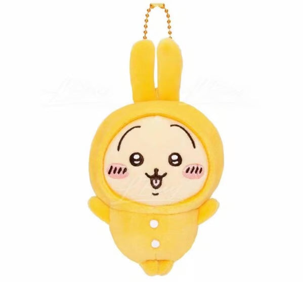 Chiikawa 睡衣派對景品手指套公仔掛飾 yellow