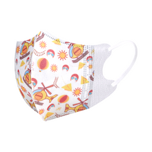 Load image into Gallery viewer, Lanchester Non Woven 3 Ply 3D Face Mask - Elastic Earloop - 10pcs (Toddler Individual Pack)
