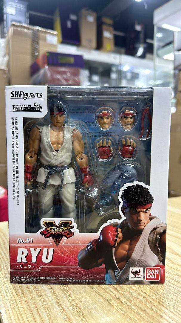 Bandai S.H.Figuarts Shf Ryu No.01 Street Fighter V KOF 街頭霸王 隆 龍