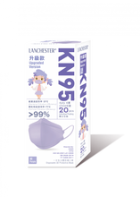 Load image into Gallery viewer, 【KN95 Series】4 Ply Child KN95 Disposable 3D Protective Mask 20Pcs
