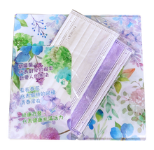 Load image into Gallery viewer, 【Violet】Graceful Mask Cover 22*11cm (Three Separation)(With Flower Language)
