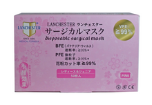 Load image into Gallery viewer, 18th Anniversary Offer:Lanchester Non Woven 3 Ply Face Mask (Children) (Pink) 30Pcs
