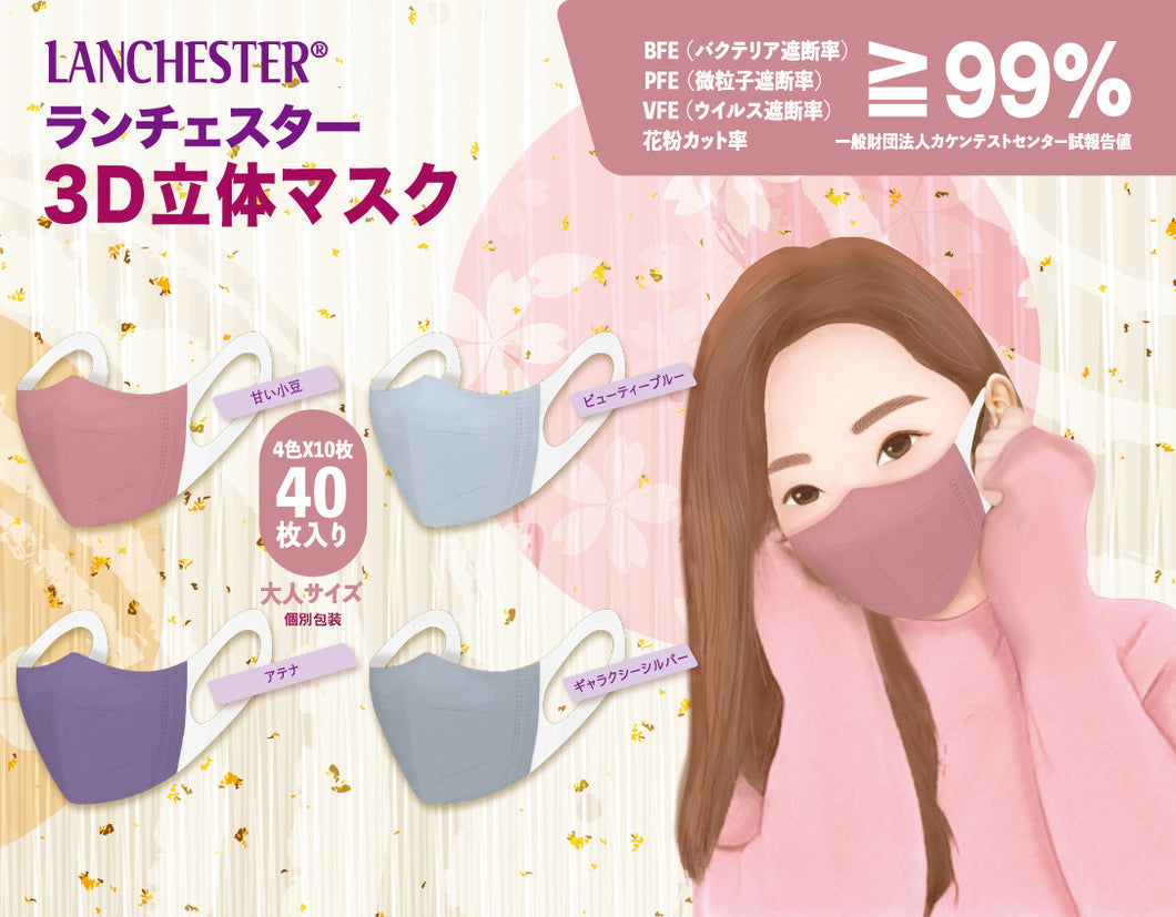 Lanchester Elastic Ear Loop 3D Mask